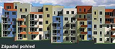 Pohledy na model stavby A