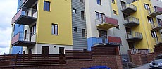 Výstavba objektu A - Pohled na východní fasádu A brezen 10