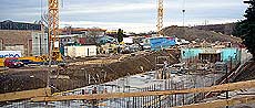 Armování 1. podzemního podlaží armovani 1pp