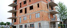Dokončena hrubá stavba objektu B hruba stavba B