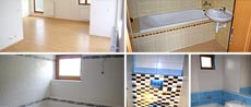 Pohled do interiérů hotových bytů v objektu B interiery b